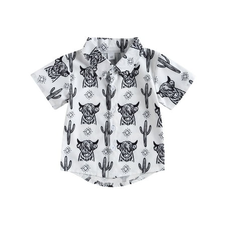 Wallarenear Western Baby Boy Cow Print Shirt Long Sleeve Button Down Lapel Tops Tees Cowboy Black 12-18 Months
Wallarenear Western Baby Boy Cow Print Shirt Long Sleeve Button Down Lapel Tops Tees Cowboy Black 12-18 Months