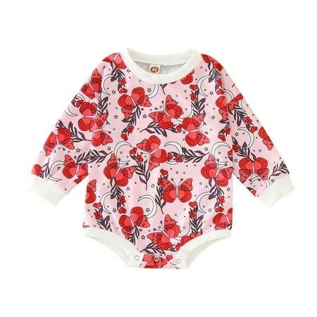 Zlekejiko Babys Valentine‘s Day Girls Winter Long Sleeve Romper Bodysuit Clothes Love Printing
Zlekejiko Babys Valentine‘s Day Girls Winter Long Sleeve Romper Bodysuit Clothes Love Printing