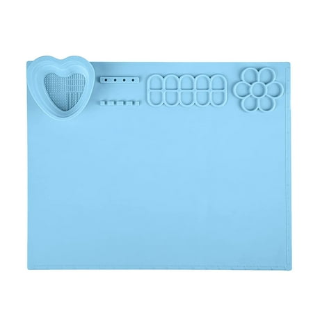 Silicone Art Mat 20 x 16 Inch Silicone Craft Mat for Resin Casting Silicone Painting Mat with Cup for Draw Blue
Silicone Art Mat 20 x 16 Inch Silicone Craft Mat for Resin Casting Silicone Painting Mat with Cup for Draw Blue