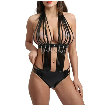 QYZEU G String Lingerie for Women Leath Jumpsuit Bodysuit Teddy Underwear Sleepwear Lingerie Underwear
QYZEU G String Lingerie for Women Leath Jumpsuit Bodysuit Teddy Underwear Sleepwear Lingerie Underwear
