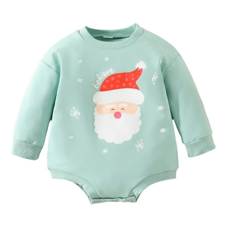 Baby Romper Kids Long Sleeve Christmas Cartoon Prints Romper Jumpsuit Bodysuits Playsuit Halloween Baby Clothes Green 0 3 6 9 Months-3 6 9 12 Months
Baby Romper Kids Long Sleeve Christmas Cartoon Prints Romper Jumpsuit Bodysuits Playsuit Halloween Baby Clothes Green 0 3 6 9 Months-3 6 9 12 Months