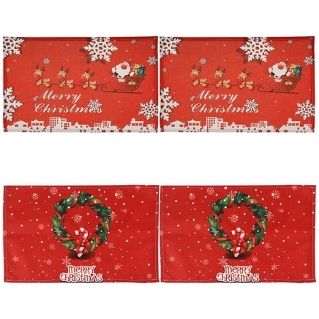 HOMEMAXS 4 Pcs Food Pad Christmas Patterns Heat Resistant Placemat Home Hotel Dish Mat
HOMEMAXS 4 Pcs Food Pad Christmas Patterns Heat Resistant Placemat Home Hotel Dish Mat