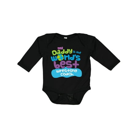 Inktastic My Daddy is the World’s Best Wrestling Coach Gift Baby Boy or Baby Girl Long Sleeve Bodysuit
Inktastic My Daddy is the World’s Best Wrestling Coach Gift Baby Boy or Baby Girl Long Sleeve Bodysuit