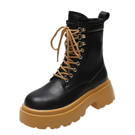 Woobling Women Slip Resistant Booties British Outdoor Comfort Retro Winter Shoe Black 5.5
Woobling Women Slip Resistant Booties British Outdoor Comfort Retro Winter Shoe Black 5.5