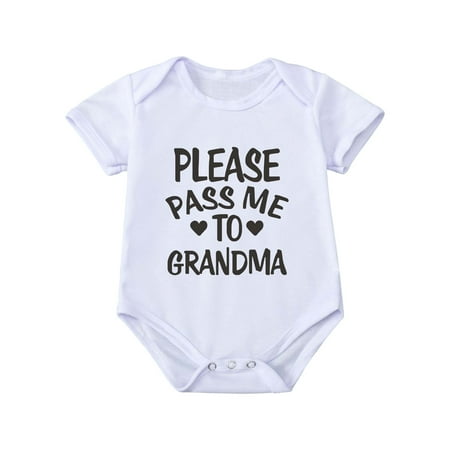 Borniu Baby Girls Boys Romper Toddler Short Sleeve Onesies Letter Printed T-Shirt Jumpsuit 0-24 Months
Borniu Baby Girls Boys Romper Toddler Short Sleeve Onesies Letter Printed T-Shirt Jumpsuit 0-24 Months