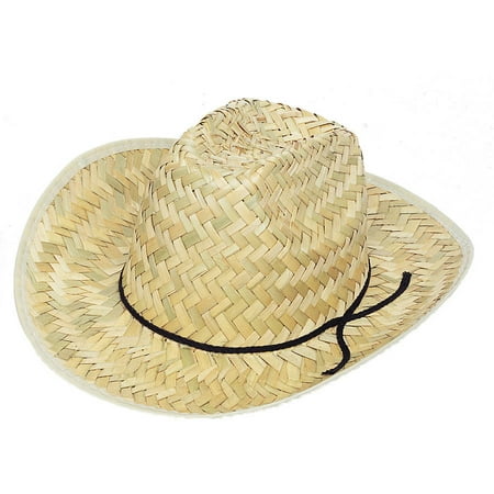Kids Straw Cowboy Hat, 1ct (Best Straw Hat Pirate)