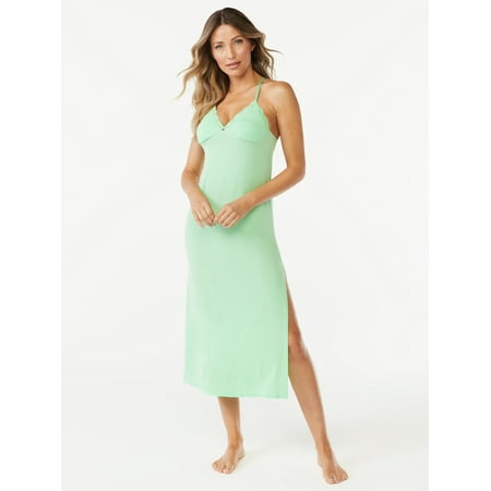 Sofia Intimates Women s Modal and Lace Chemise