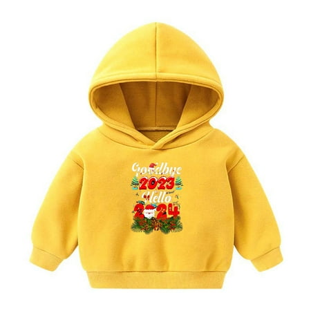 Elainilye Fashion Christmas Sweatshirt Toddler Baby Boy s Girl s Hoodie Children s Casual Print Sweatshirt For The Baby Gift Yellow
Elainilye Fashion Christmas Sweatshirt Toddler Baby Boy s Girl s Hoodie Children s Casual Print Sweatshirt For The Baby Gift Yellow