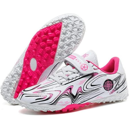Kids Turf Soccer Shoes Boys Girls Outdoor Athletic Football Cleats Youth Hook and Look Comfortable and Breathable Non-Slip Sneaker Professional Training Shoes (Little Kid/Big Kid)
Kids Turf Soccer Shoes Boys Girls Outdoor Athletic Football Cleats Youth Hook and Look Comfortable and Breathable Non-Slip Sneaker Professional Training Shoes (Little Kid/Big Kid)