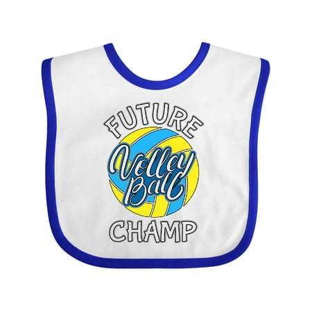 Inktastic Future Volleyball Champ Gift Gift Baby Boy or Baby Girl Bib