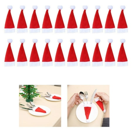 Christmas Decorations Dinnerware Sets 20Pcs Christmas Decorative Tableware Fork Set Christmas Hat Storage Tool
Christmas Decorations Dinnerware Sets 20Pcs Christmas Decorative Tableware Fork Set Christmas Hat Storage Tool