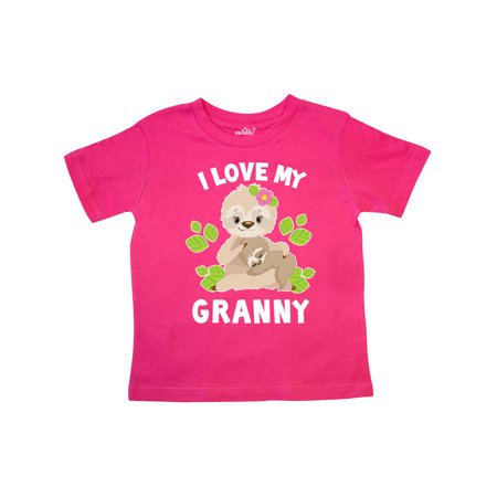 Inktastic Cute Sloth I Love My Granny with Green Leaves Gift Toddler Boy or Toddler Girl T-Shirt
Inktastic Cute Sloth I Love My Granny with Green Leaves Gift Toddler Boy or Toddler Girl T-Shirt
