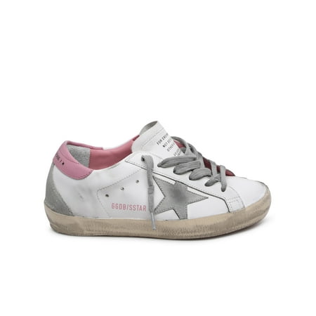 Golden Goose Woman White Leather Superstar Sneakers