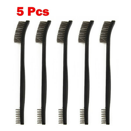 Fule 5pcs Double Head Wire Brush Set Steel Brass Nylon Cleaning Polishing Metal Rust
Fule 5pcs Double Head Wire Brush Set Steel Brass Nylon Cleaning Polishing Metal Rust
