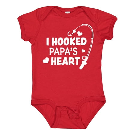 Inktastic I Hooked Papa s Heart with Fishing Rod Gift Baby Boy or Baby Girl Bodysuit
Inktastic I Hooked Papa s Heart with Fishing Rod Gift Baby Boy or Baby Girl Bodysuit