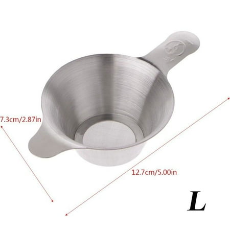 Home Leaf Kitchen Teaware Fine Mesh Stainless Steel Tea Strainer Funnel Filter L
Home Leaf Kitchen Teaware Fine Mesh Stainless Steel Tea Strainer Funnel Filter L