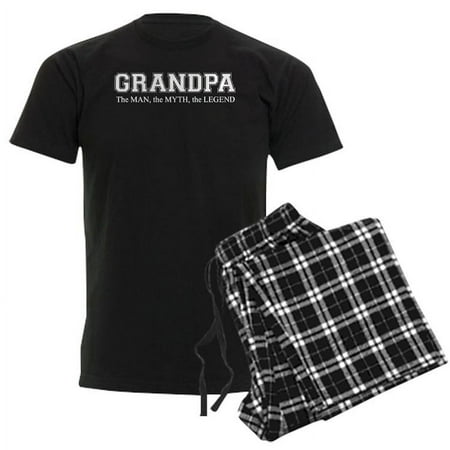 CafePress - Grandpa The Man Myth Legend - Men s Dark Pajamas