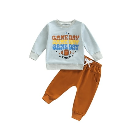 2PCS Toddler Baby Boys Fall Outfits Long Sleeve Crewneck Pullover Tops and Solid Jogger Pants Tracksuit Sweatsuits
2PCS Toddler Baby Boys Fall Outfits Long Sleeve Crewneck Pullover Tops and Solid Jogger Pants Tracksuit Sweatsuits