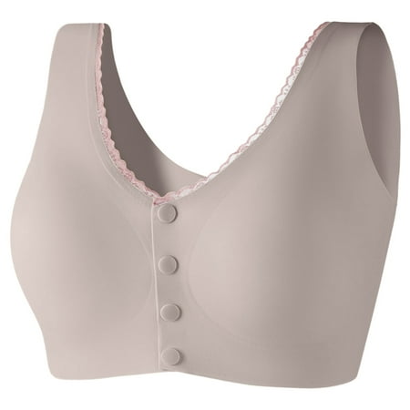 Youmylove Women Bra Brassiere Comfortable Bralette Front Button Wirelesss Push Up Collar Embroidery Vest Style Bra
Youmylove Women Bra Brassiere Comfortable Bralette Front Button Wirelesss Push Up Collar Embroidery Vest Style Bra