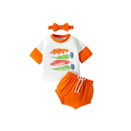 Avamo Newborn Tops + Shorts Short Sleeve Summer Outfits Crew Neck 2Pcs Outfit Suit Easter Loose Cute Letters Print Orange Red 80cm
Avamo Newborn Tops + Shorts Short Sleeve Summer Outfits Crew Neck 2Pcs Outfit Suit Easter Loose Cute Letters Print Orange Red 80cm