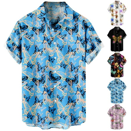 Youth Adult Casual Short Sleeve T-Shirts Lapel Print Party Clothes For Men Boys
Youth Adult Casual Short Sleeve T-Shirts Lapel Print Party Clothes For Men Boys