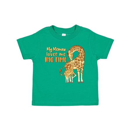 Inktastic My Memaw Loves Me Big Time Cute Giraffe Family Gift Toddler Boy or Toddler Girl T-Shirt
Inktastic My Memaw Loves Me Big Time Cute Giraffe Family Gift Toddler Boy or Toddler Girl T-Shirt