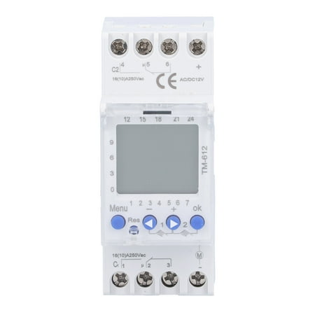 Intelligent Switching Timer Programmable Time Control Switch With LCD Display For Festive Neon Lamp Decoration