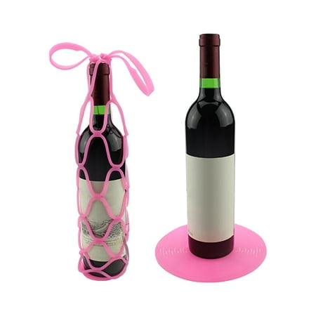 NIUREDLTD Silicone Wine Bottle Cover Mesh Basket Wine Bag Wine Mat Champagne Bottle Carry Basket Wine Set
NIUREDLTD Silicone Wine Bottle Cover Mesh Basket Wine Bag Wine Mat Champagne Bottle Carry Basket Wine Set