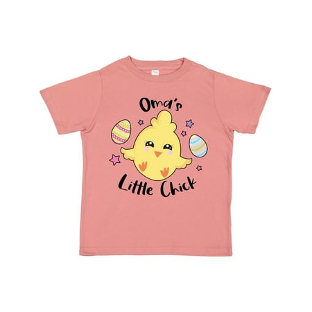 Inktastic Happy Easter Oma s Little Chick Gift Toddler Toddler Girl T-Shirt