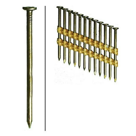 Hillman Fasteners 461740 0.13 x 3 in. Framing 21 Smooth Plastic Strip Bright Nail