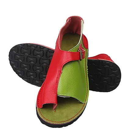 Women s Flat Sandals - Comfortable Fish Mouth Sandals Buckle Round Toe Slip-on Leather Sandal Casual Wear Cute Spring Summer Shoes
Women s Flat Sandals - Comfortable Fish Mouth Sandals Buckle Round Toe Slip-on Leather Sandal Casual Wear Cute Spring Summer Shoes