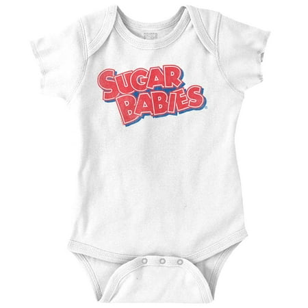 Sugar Babies Logo Favorite Candy Romper Boys or Girls Infant Baby Brisco Brands NB
Sugar Babies Logo Favorite Candy Romper Boys or Girls Infant Baby Brisco Brands NB