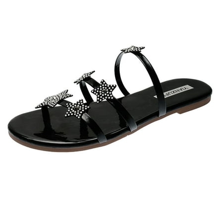 Alueeu shoe Summer Women s Slippers Rhinestone Flat Bling Stars Fashion Slip On Beach Shoe women shoes for ladies summer
Alueeu shoe Summer Women s Slippers Rhinestone Flat Bling Stars Fashion Slip On Beach Shoe women shoes for ladies summer