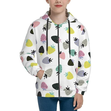 Hoodies for Women colorful strawberries Long Sleeve Sweatshirt Drawstring Zip Up Hoodie with Pockets Teen Girl Clothes
Hoodies for Women colorful strawberries Long Sleeve Sweatshirt Drawstring Zip Up Hoodie with Pockets Teen Girl Clothes
