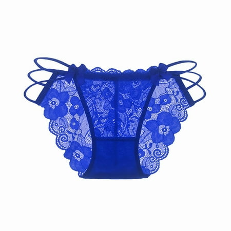 ZXHACSJ Women Thong Bragas Sexy Panties Thong Lace Pants Ladies Briefs Underwear Blue Free size
ZXHACSJ Women Thong Bragas Sexy Panties Thong Lace Pants Ladies Briefs Underwear Blue Free size