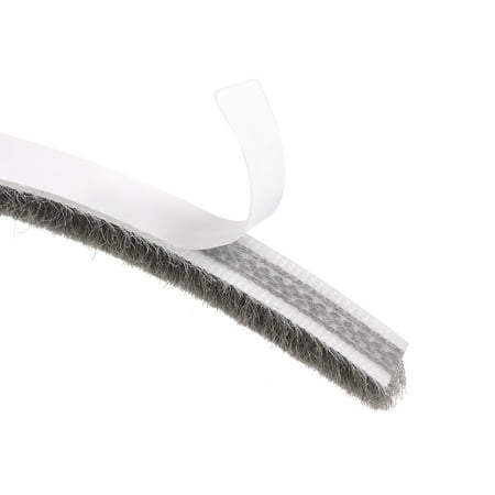 Uxcell Brush Weather Stripping Adhesive Felt Door Seal Strip 590.6Inch L x0.2Inch W Gray
Uxcell Brush Weather Stripping Adhesive Felt Door Seal Strip 590.6Inch L x0.2Inch W Gray