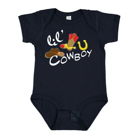 Inktastic Lil Cowboy Gift Baby Boy Bodysuit