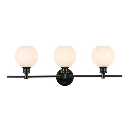 Elegant Lighting LD2319 Collier 3 Light 28" Wide Bathroom Vanity Light