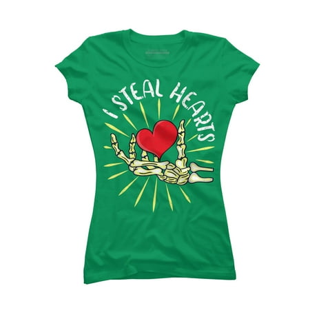I Steal Hearts Skeleton Hand Valentines Day Funny Pajama Juniors Kelly Green Graphic Tee - Design By Humans XL
I Steal Hearts Skeleton Hand Valentines Day Funny Pajama Juniors Kelly Green Graphic Tee - Design By Humans XL