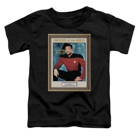 Trevco Star Trek-Employee Of Month - Short Sleeve Toddler Tee - Black- Large 4T
Trevco Star Trek-Employee Of Month - Short Sleeve Toddler Tee - Black- Large 4T