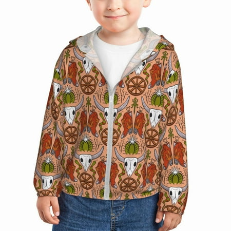 Gaeub Cow Skull Print Athletic Sun Protection Hoodie for Kids Long Sleeve Outdoor UV Shirt Running Fishing Top for Boys Girls-4 Years
Gaeub Cow Skull Print Athletic Sun Protection Hoodie for Kids Long Sleeve Outdoor UV Shirt Running Fishing Top for Boys Girls-4 Years