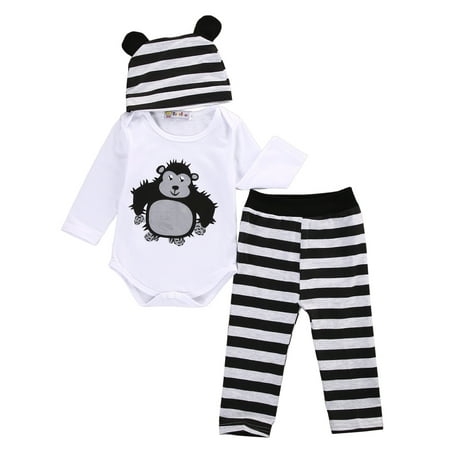 Douhoow Unisex Baby Long Sleeve Ladybug Romper Pants Hat Infant 2PCS Leisure Outfits
Douhoow Unisex Baby Long Sleeve Ladybug Romper Pants Hat Infant 2PCS Leisure Outfits