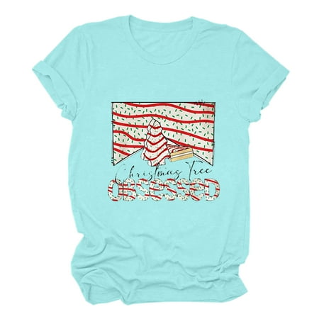 Womens Tops Corset Tops for Women Women s Funny Christmas Print Short Sleeved Women s Tops Christmas Tree Letter Print T-shirt White Long Sleeve Shirts for Women Valentine Shirts for Women
Womens Tops Corset Tops for Women Women s Funny Christmas Print Short Sleeved Women s Tops Christmas Tree Letter Print T-shirt White Long Sleeve Shirts for Women Valentine Shirts for Women