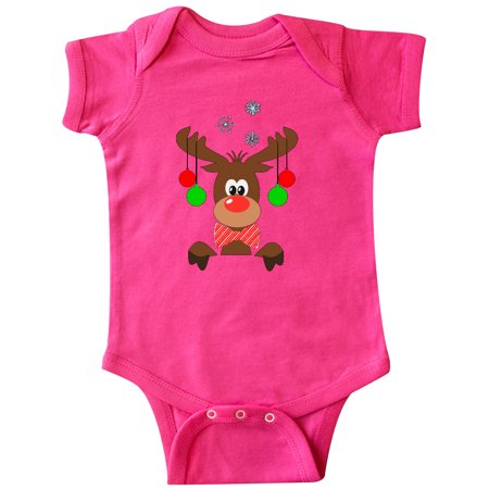 Inktastic Cute Christmas Reindeer with Red Nose Ornaments and Bow Tie Gift Baby Boy or Baby Girl Bodysuit
Inktastic Cute Christmas Reindeer with Red Nose Ornaments and Bow Tie Gift Baby Boy or Baby Girl Bodysuit