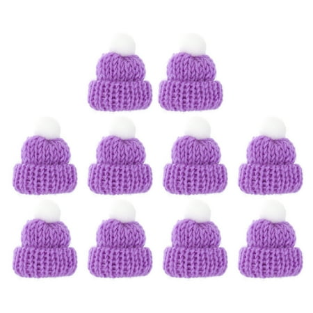 10PCS Knitted Small Christmas Hat Santa Claus Christmas Hats Headdress Party Favors DIY Handmade Accessories (Purple)
10PCS Knitted Small Christmas Hat Santa Claus Christmas Hats Headdress Party Favors DIY Handmade Accessories (Purple)