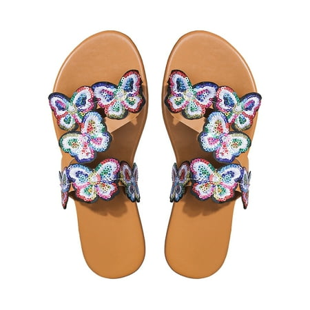 Women Sandals clearance for Juebong Women Butterfly Sandals Flats Sandals Dressy Slip On Casual Slides Sandals Strappy Open Toes for Summer Beach Oceanside Holiday Outdoor
Women Sandals clearance for Juebong Women Butterfly Sandals Flats Sandals Dressy Slip On Casual Slides Sandals Strappy Open Toes for Summer Beach Oceanside Holiday Outdoor