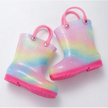 Fashion Kids Girl Rainbow Bowknot Waterproof boots Soft Non Slip Boys Rain boots Wearable Cute Children Water Shoes
Fashion Kids Girl Rainbow Bowknot Waterproof boots Soft Non Slip Boys Rain boots Wearable Cute Children Water Shoes