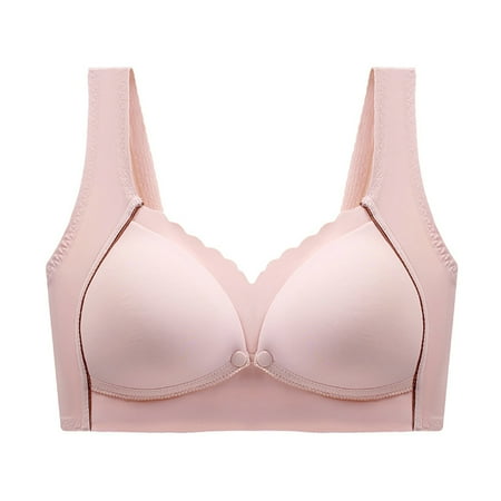 fanshao Pregnant Women Bra Front Opening Solid Color Wide Shoulder Strap Elastic Adjustable Breast Support Thin No Constraint Breast Milk Feeding Bra for Mummy
fanshao Pregnant Women Bra Front Opening Solid Color Wide Shoulder Strap Elastic Adjustable Breast Support Thin No Constraint Breast Milk Feeding Bra for Mummy