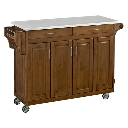 Home Styles Create-a-Cart 34 in. Portable Kitchen Cart