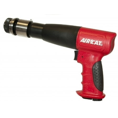 AirCat Stroke Low Vibration Composite Air Hammer, Long, Red & Black 5200-A-T